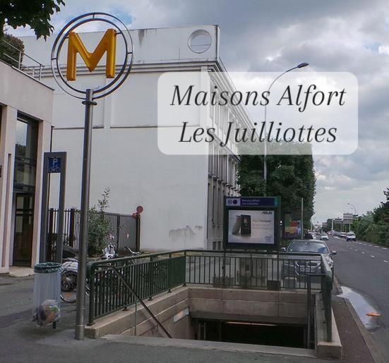 Escale-Marne Fr - 101 - Free Parking - Free Luggage Storage - All Equipped - Linen Included - Washing Machine - Luxury Eve Sleep Mattress 160X200 - 10Mn Walk Metro 8 - Rer A - Panoramic View - From 1 To 4 Guests 迈松阿尔福 外观 照片