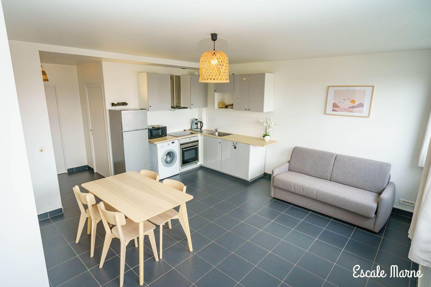Escale-Marne Fr - 101 - Free Parking - Free Luggage Storage - All Equipped - Linen Included - Washing Machine - Luxury Eve Sleep Mattress 160X200 - 10Mn Walk Metro 8 - Rer A - Panoramic View - From 1 To 4 Guests 迈松阿尔福 外观 照片