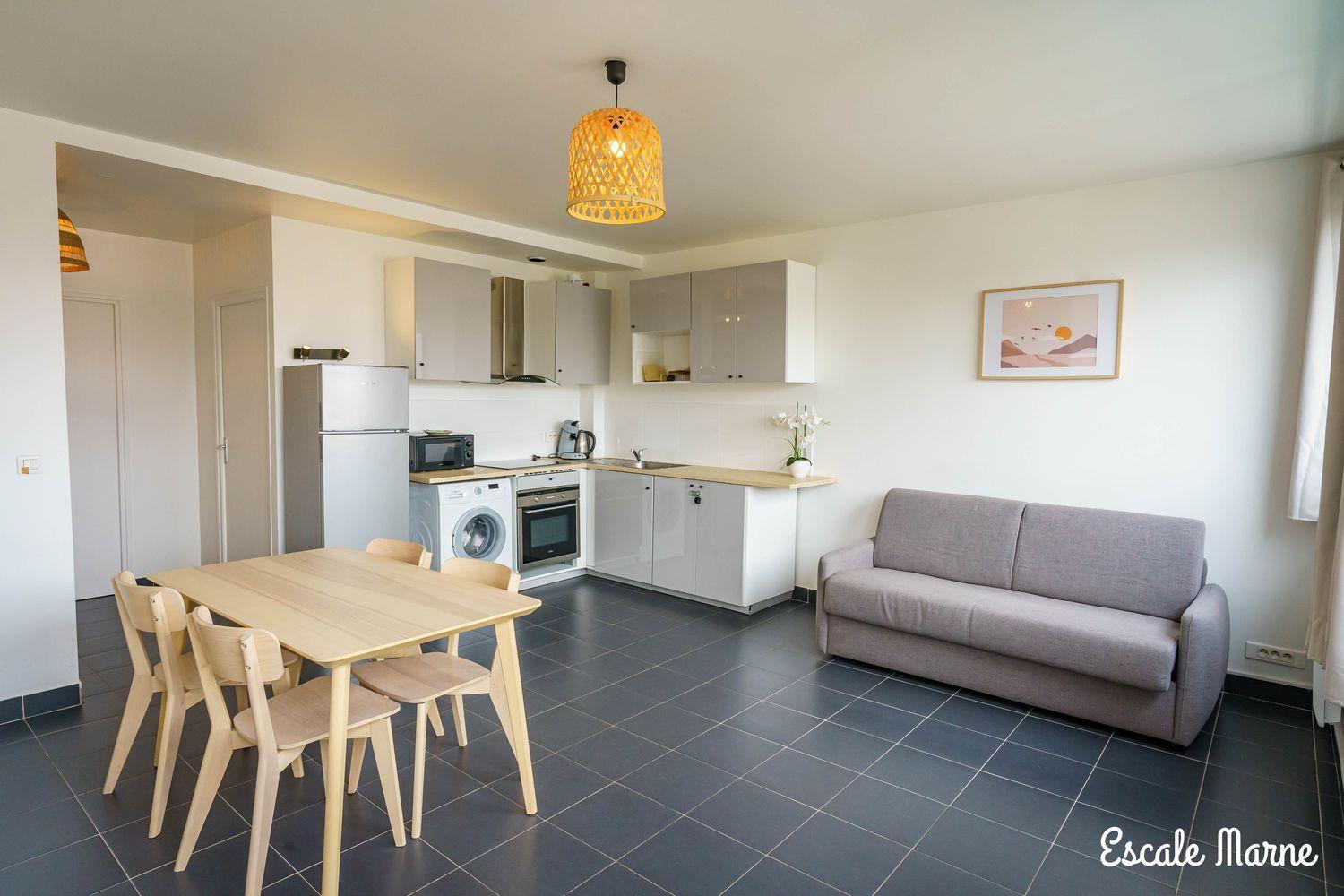 Escale-Marne Fr - 101 - Free Parking - Free Luggage Storage - All Equipped - Linen Included - Washing Machine - Luxury Eve Sleep Mattress 160X200 - 10Mn Walk Metro 8 - Rer A - Panoramic View - From 1 To 4 Guests 迈松阿尔福 外观 照片